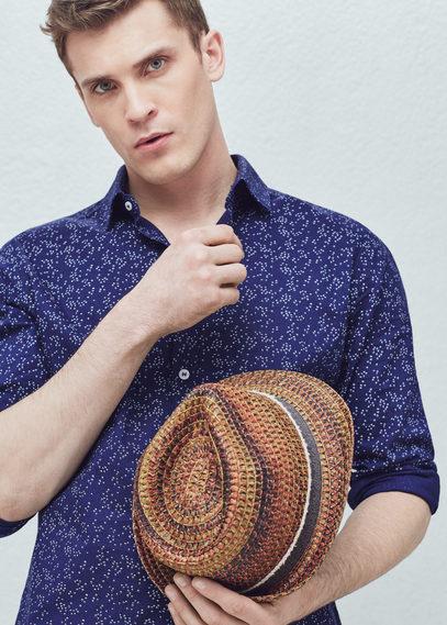 Mango Man Mango Man Modern Slim-fit Printed Shirt