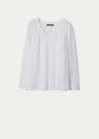 Violeta By Mango V-neck Cotton T Shirt