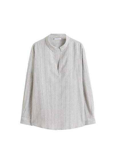 Violeta By Mango Violeta By Mango Flecked Striped Blouse