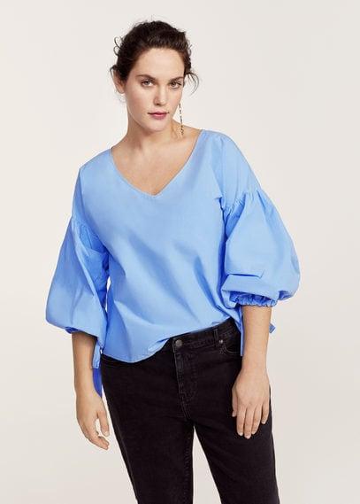 Violeta By Mango Violeta By Mango Puffed Sleeves Blouse