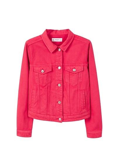 Mango Mango Pink Denim Jacket
