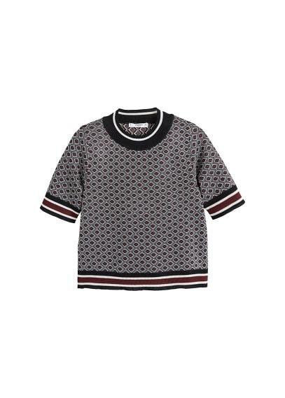 Mango Mango Ethnic Patterned Sweater