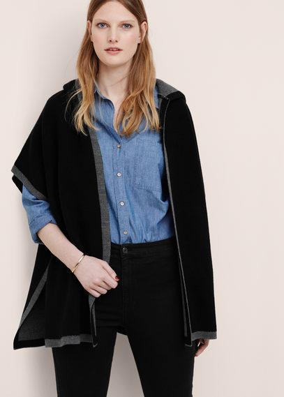 Violeta By Mango Violeta By Mango Knit Cape