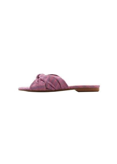 Mango Mango Knot Flat Sandal