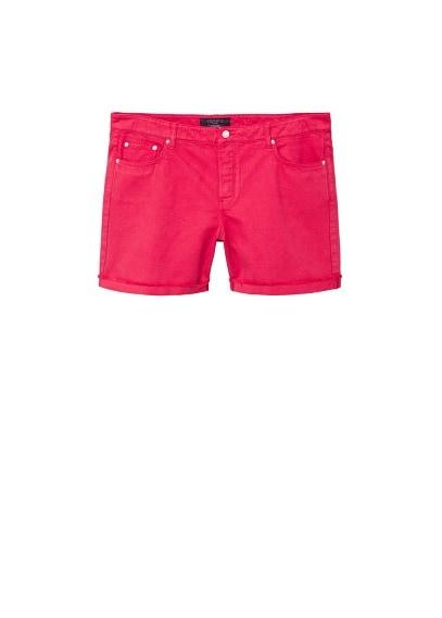 Violeta By Mango Violeta By Mango Color Denim Shorts