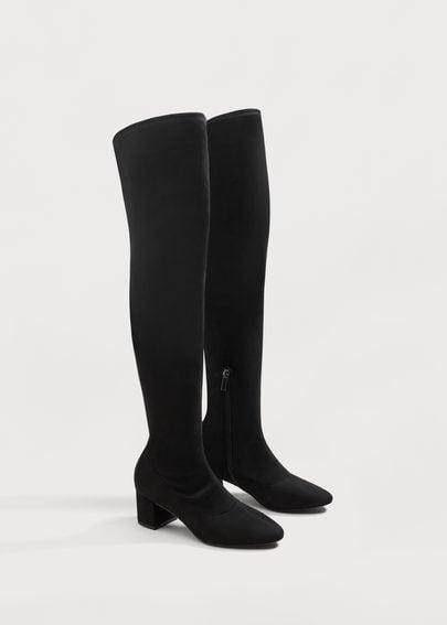Violeta By Mango Violeta By Mango Over The Knee Heel Boots