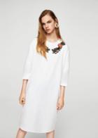 Mango Mango Patched Sweatshirt Dress