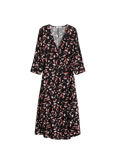 Mango Mango Midi Floral Dress
