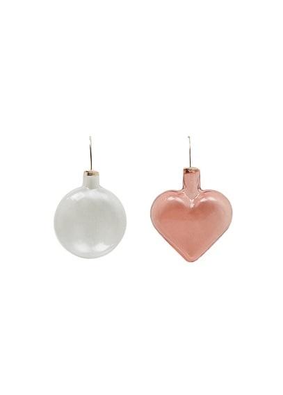 Mango Mango Crystals Asymmetric Earrings