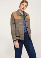 Violeta By Mango Violeta By Mango Combined Wool-blend Jacket