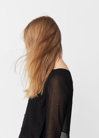 Mango Mango Beaded Jumpsuit