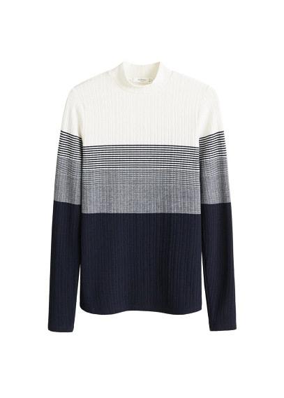 Mango Mango Striped Rib T-shirt