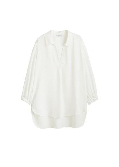 Violeta By Mango Violeta By Mango Flowy Long Blouse