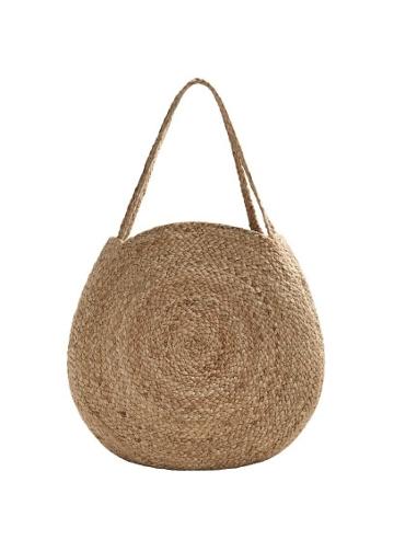 Mango Mango Jute Bucket Bag