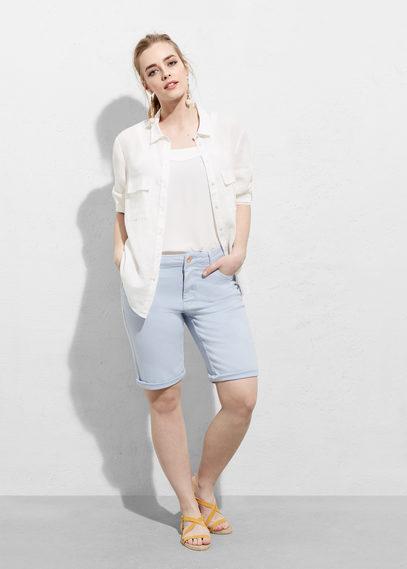Violeta By Mango Violeta By Mango Cotton Bermuda Shorts