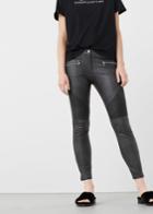 Mango Mango Slim-fit Biker Trousers