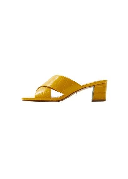 Violeta By Mango Violeta By Mango Criss-cross Straps Sandals
