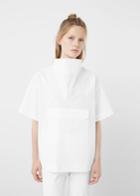 Mango Mango Premium - Poplin Pocket Blouse