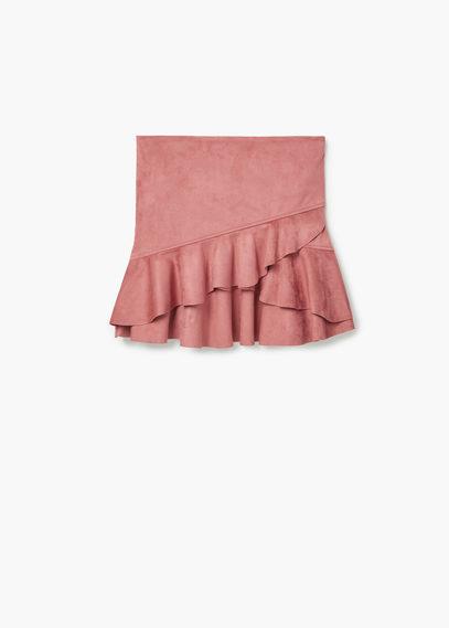 Mango Ruffled Skirt