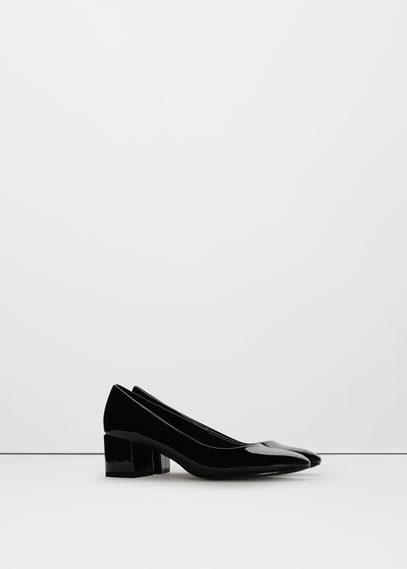 Mango Mango Patent Leather Heel Shoes