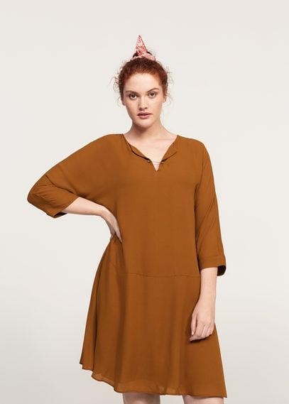 Violeta By Mango Violeta By Mango Appliqu Flowy Dress