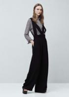 Mango Mango Crisscross Strap Jumpsuit