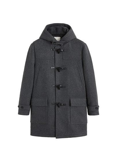 Mango Man Mango Man Tusk Buttons Wool Coat