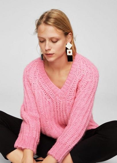 Mango Mango  V-neckline Oversize Sweater