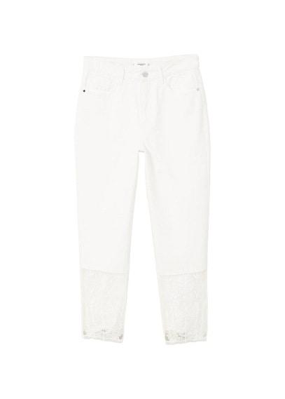 Mango Mango Jeans Straight Blond Panel