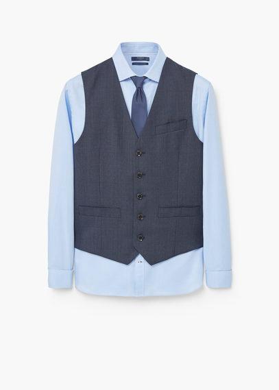Mango Man Mango Man Prince Of Wales Suit Waistcoat