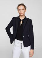 Mango Mango Peak Lapel Suit Blazer