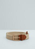 Violeta By Mango Violeta By Mango Canvas Belt