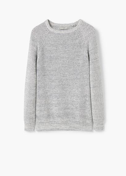 Mango Man Sweater Oyster