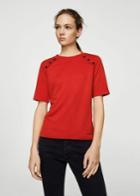 Mango Mango Side Snap T-shirt