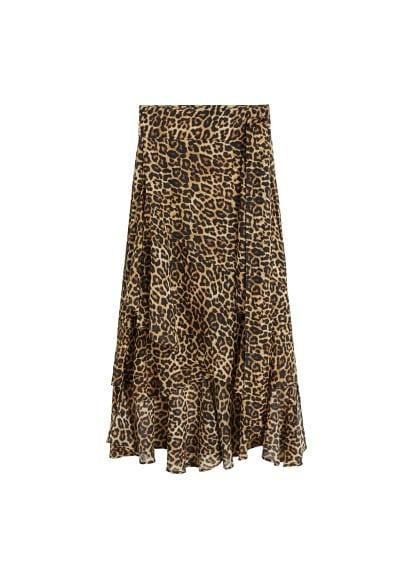 Mango Mango Ruffled Leopard Pareo