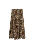 Mango Mango Ruffled Leopard Pareo