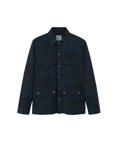 Mango Man Mango Man Camo Print Field Jacket
