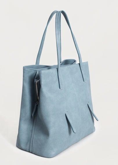 Violeta By Mango Violeta By Mango Pebbled Shopper Bag