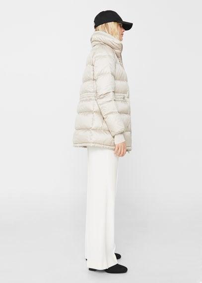 Mango Mango Quilted Down Anorak