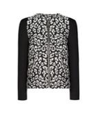 Mango Leopard Cotton-blend Jacket