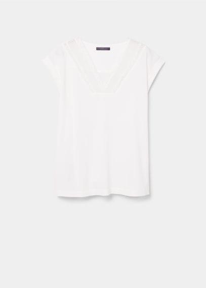 Violeta By Mango Violeta By Mango Blonda Panel Blouse