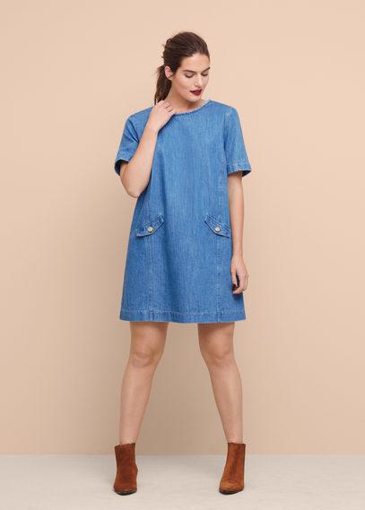 Violeta By Mango Violeta By Mango Medium Denim Dress