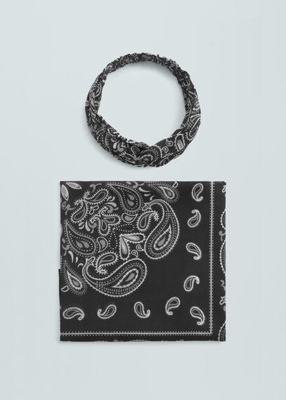 Mango Mango Scarf Bandi C