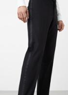 Mango Man Mango Man Satin Trim Tuxedo Trousers