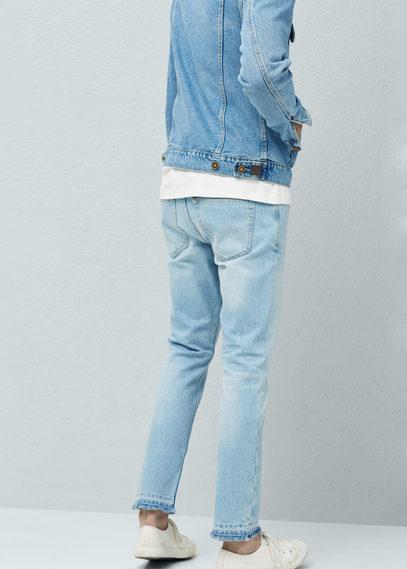 Mango Man Mango Man Slim-fit Light Wash Rick Jeans