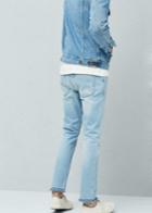 Mango Man Mango Man Slim-fit Light Wash Rick Jeans