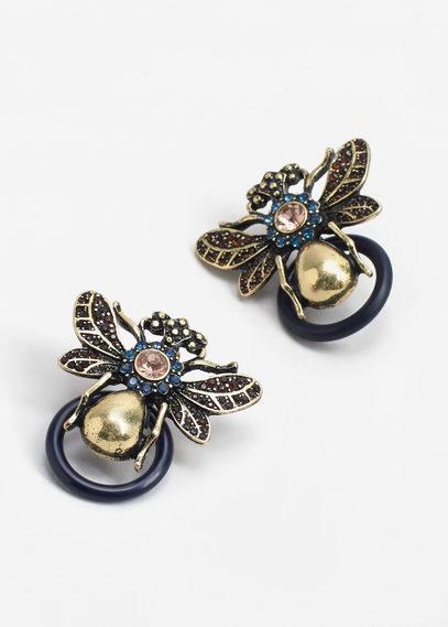Mango Mango Bug Crystal Earring