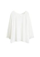 Violeta By Mango Violeta By Mango Sheer Polka-dot Blouse