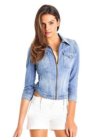 Marciano Cropped Jean Jacket