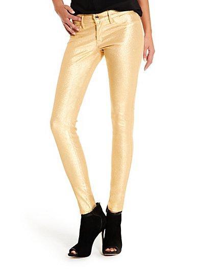 Marciano The Skinny Jean No. 61 Gold Glitter